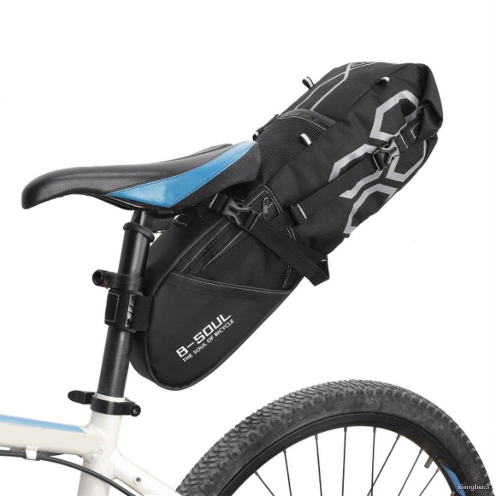 BSOUL Mountain Road Cycling Bicycle Saddle Bag MTB Tail Bag 12L Large