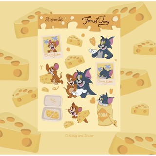 TOM AND JERRY STICKER A6 (ลายพิเศษหมดเเล้วหมดเลยนะค้า)