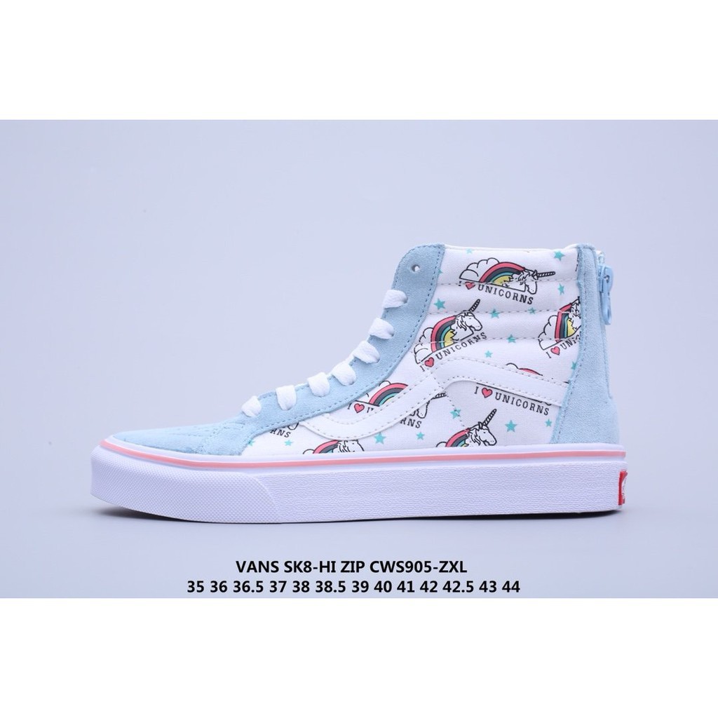 vans sk8 hi zip unicorn