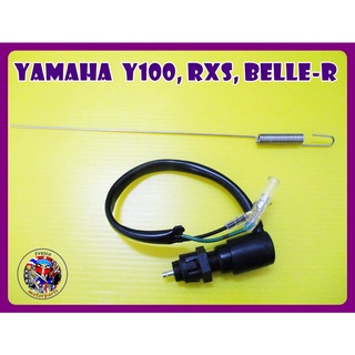 สวิทช์สต๊อปเบรคหลัง พร้อมสปริง - Yamaha  Y100, RXS, BELLE-R  Rear Switch Brake Stop