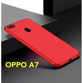 Case TPU เคสออฟโป้ OPPO A7 เคสซิลิโคน เคสนิ่ม สวยและบางมาก เคสสีดํา เคสมือถือ สินค้าพร้อมส่ง