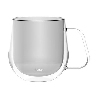 FREE HOME ถ้วยหู POSH GROOVE DOUBLE WALL MUG 360 มล. แก้วน้ำดื่ม แก้ว