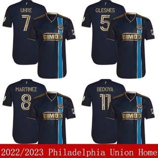 เสื้อกีฬาแขนสั้น ลายทีมชาติฟุตบอล Philadelphia Union FTB 2022-2023 ชุดเหย้า สําหรับผู้ชาย และผู้หญิง