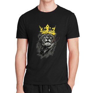 เสื้อยืดแขนสั้นลาย king of lion