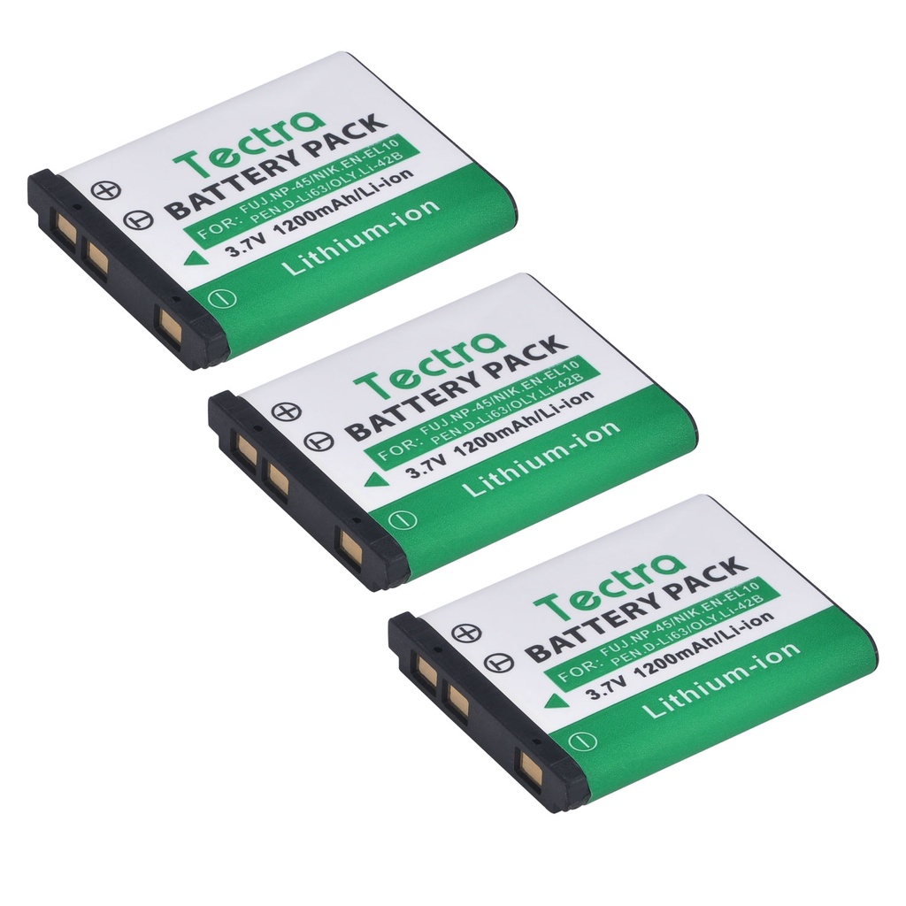 Batteria Li-Ion CellePhone Compatibile Con Nikon EN-EL10, Pentax D-Li63, Olympus Li-40B, Fuji NP-45 E Molti Altri | 650 MAh