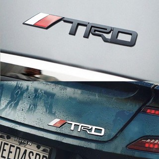 สติกเกอร์ป้ายสัญลักษณ์ TRD Grille 3 มิติ โลโก้ สำหรับรถยนต์ Toyota CROWN REIZ Vios