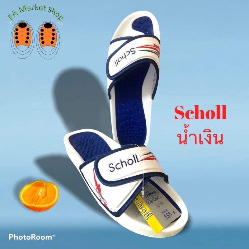 {🩴34-42🩴}  Scholl รองเท้ายุค 90 รองเท้าแฟชั่นแบบสวม