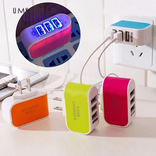 อะแดปเตอร์ชาร์จไฟ LED USB แบบพกพา