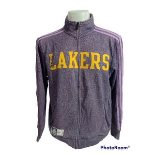 เสื้อแจ็คเก็ต Adida NBA LAKERS SIZE O มือ2