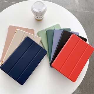 เคสแท็บเล็ตนิ่ม ปิดด้านหลัง แบบแม่เหล็ก ตั้งได้ สําหรับ Samsung Tab S6 lite Tab A7 2020 Tab A7 lite TabA8 10.5