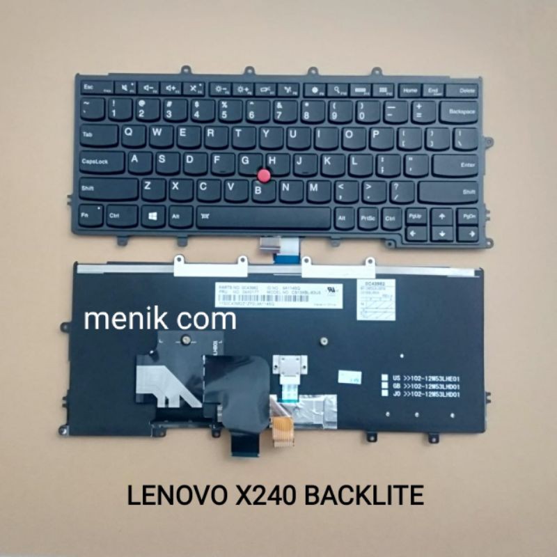 LENOVO THINKPAD X240 X240I X240S X250 X260, A275, BACKDOOR ดั้งเดิม