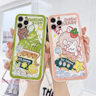 เคสซิลโคน TPU Realme C11 2021 C21 C25 C20 C15 C12 C21Y 5 5S 5i 6i C17 7i C1 C2 C3 C3i C25S C20A realme Narzo 20 10 10A 20A 30A Cartoon Ice Cream Soft Case