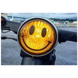 Piaggio Vespa Motorcycle GTS300 Primavera sprint 150 Modification Smile Face Headlight Sticker