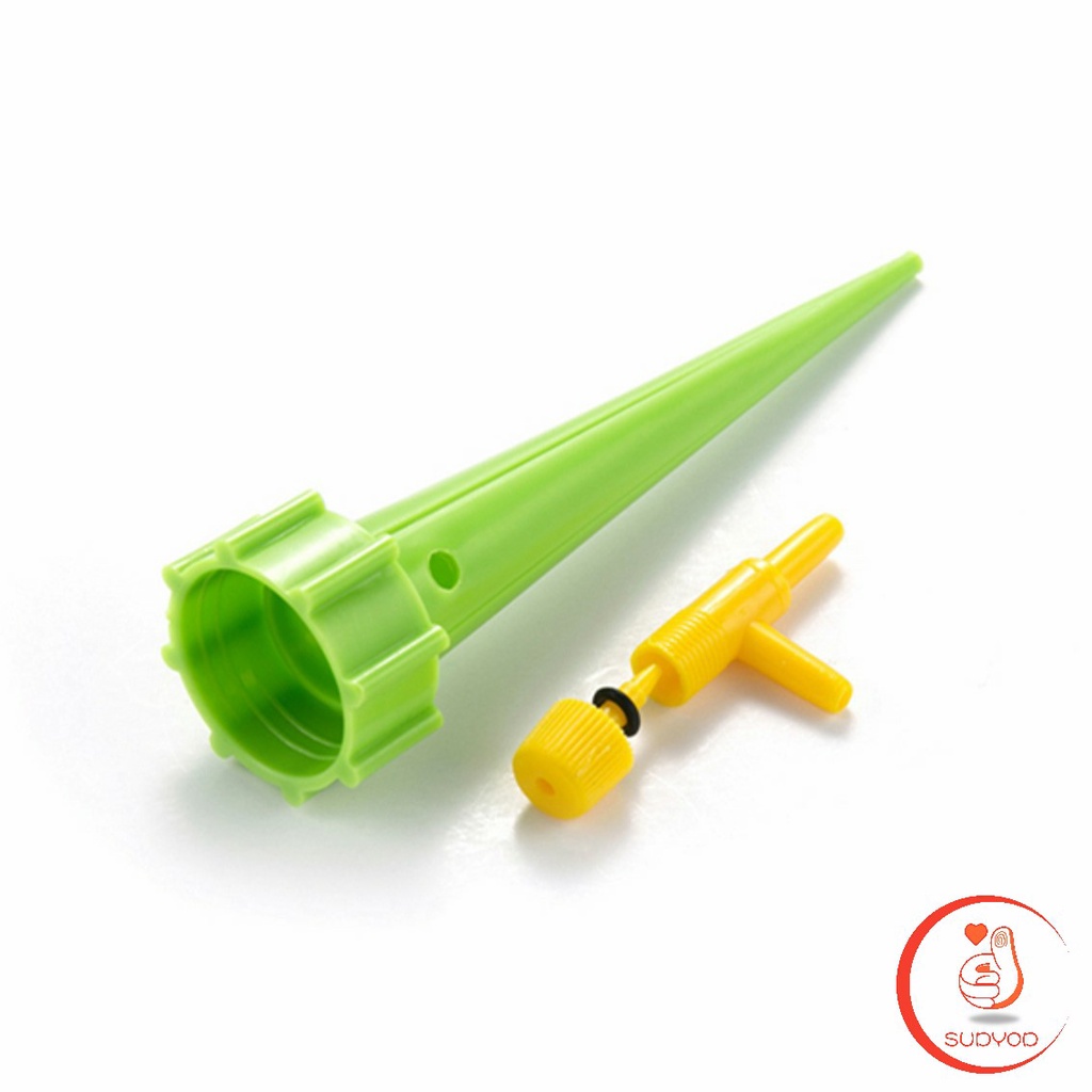 หัวกรวยรดน้ำต้นไม้ เครื่องรดน้ำต้นไม้อัตโนมัติ พร้อมกับวาล์วควบคุมหยดน้ำ  ราคา 1 ชิ้น Self Watering Set - รูปที่ 2