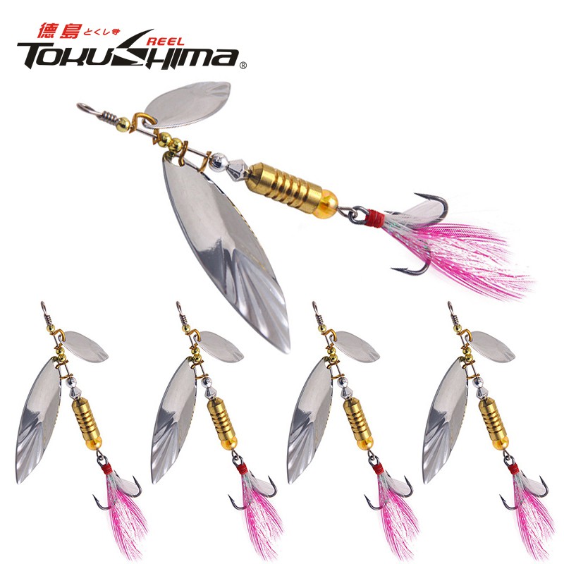 tokushima เหยื่อตกปลาช่อน เหยือตกปลา เหยื่อตกปลา 6.7g/6cm อุปกรณ์ตกปลา เหยื่อตกปลานิล ตกปลา ตะขอ Spoon Lure เหยื่อปลอมตกปลา รอกตีเหยื่อปลอม Metal เหยื่อปลอม เหยื่อปลา
