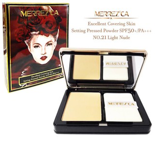 MERREZCA Excellent Covering Skin Setting Pressed Powder ขนาด 9 กรัม