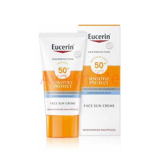 ซันครีม กันน้ำ | ยูเซอริน Eucerin Sensitive Protect Face Sun Creme SPF50+ ขนาด 50ml. กันแดดกันน้ำ