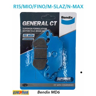 +ของแท้ ส่งเลย+ ผ้าเบรค Bendix สำหรับมอเตอร์ไซค์ (MD28),(MD6)