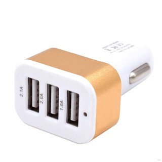 Dc 5.0V 2.1A / 2A / 1A รถ สากล 3 พอร์ต USB ชาร์จโทรศัพท์ ชาร์จเร็ว USB อะแดปเตอร์ที่จุดบุหรี่