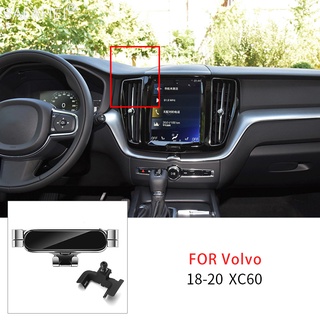 ที่วางโทรศัพท์มือถือในรถยนต์แรงโน้มถ่วง สําหรับ Volvo XC60 2016 2017 2018 2019 2020 ขาตั้ง GPS อุปกรณ์เสริมสําหรับ iPhone