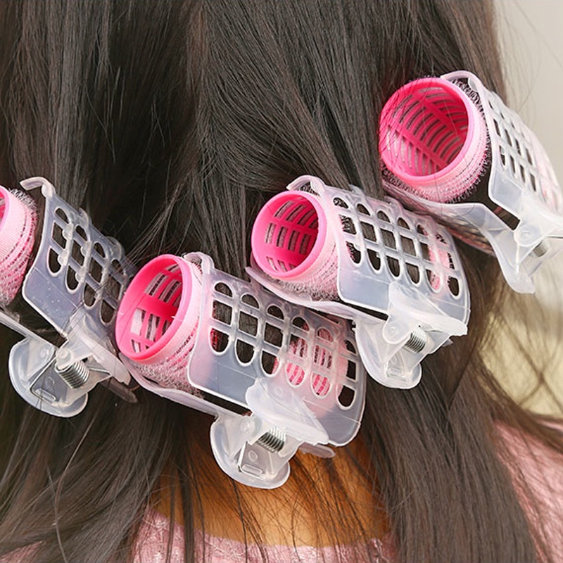 3 ชิ้น DIY ลูกกลิ้งรากผมปุยคลิป จัดแต่งทรงผมคลิปเครื่องมือดัดผม