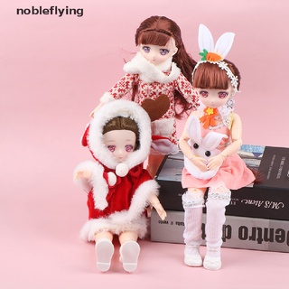 Nf ตุ๊กตาอนิเมะ BJD ข้อต่อขยับได้ ขนาด 12 นิ้ว 30 ซม. 20 ข้อต่อ สําหรับแต่งหน้า