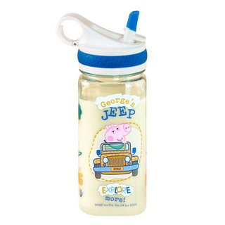 ✨นาทีทอง✨ กระบอกน้ำเด็ก PEPPA PIG SPORT 500 มล. สีฟ้า ภาชนะใส่น้ำและน้ำแข็ง WATER BOTTLE PEPPA PIG SPORT 500ML BLUE