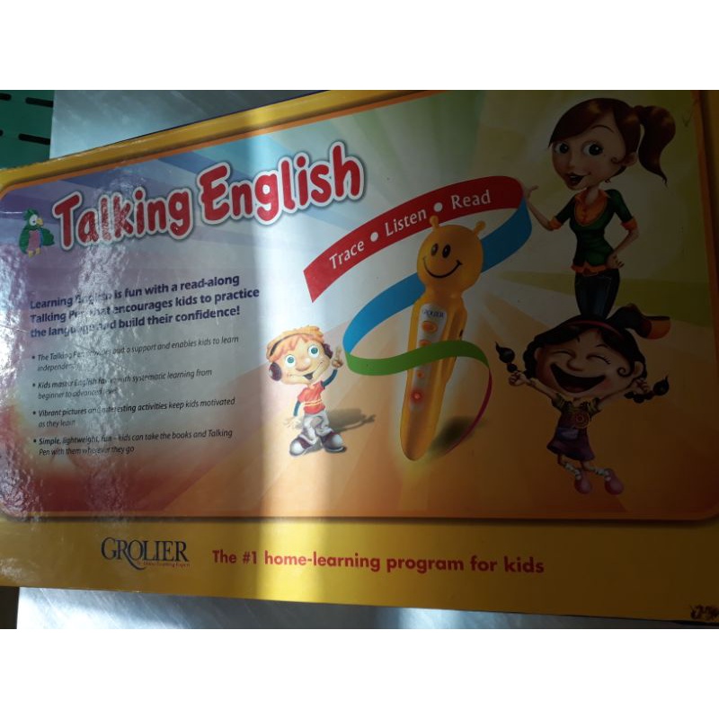 หนังสือพูดได้ ชุดเสริมพัฒนาการลูกน้อย ปากกกาอัจฉริยะ GROLIER Talking English