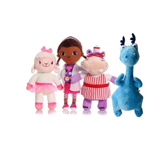 ของเล่นตุ๊กตาไดโนเสาร์ Doc McStuffins Dottie Hippo Sheep ขนาด 30 ซม. เหมาะกับของขวัญ สําหรับเด็ก