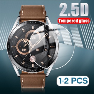 ฟิล์ม Huawei Watch Gt 3 46mm ฟิล์มกระจกนิรภัยกันรอยหน้าจอสําหรับ Huawei Watchgt 3 Watch Film Glass ฟิล์ม Huawei GT 3 Smart Watch Gt 3 Case ฟิล์ม