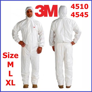 ชุด PPE ยี่ห้อ 3M รุ่น 4545 4510 ของแท้100% แบบยกลัง 1 ลังมี 20 ตัว