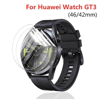 ฟิล์มไฮโดรเจลกันรอยหน้าจอ สําหรับ Huawei GT2 GT3 GT2e 42 มม. 43 มม. 46 มม. Pro Huawei GT 2 3 2E 46 มม. Runner watch 3 Pro 48 มม. Honor magic 2 1-2 ชิ้น