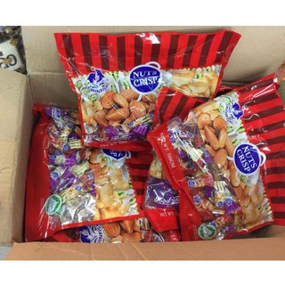 Nuts Crisp ยกลัง 24 ห่อ [จำกัด 1/order งดรวมสินค้าอื่น] (ขนมถั่วตุ๊บตั๊บ) nut crisp