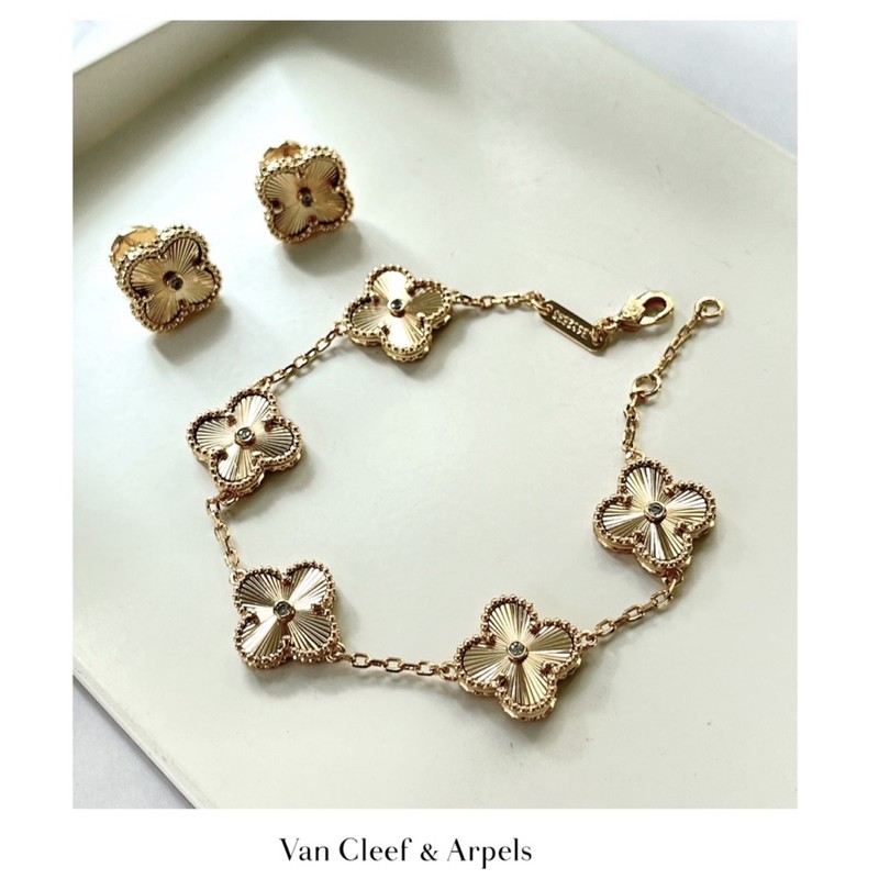 Van Cleef &amp; Arpels earrings &amp; bracelet