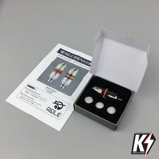 Agile กรองลมดักไอน้ำแอร์บรัช 1/8" แบบหลอดแก้ว AG01 สำหรับ Airbrush ดูดความชื้น เหมาะกับปั๊มลมขนาดเล็ก