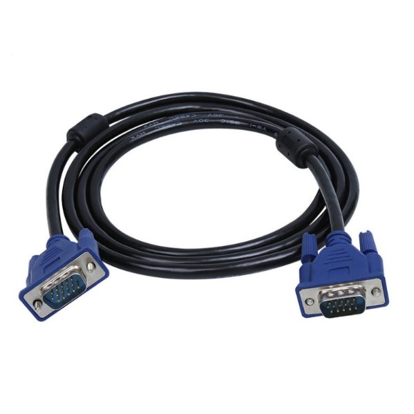 สายจอ สายจอ VGA ยาว 10เมตร Super VGA RGB Projector/LCD/LEDCable 3+6 Cable 10M (Black)(Black)#1539