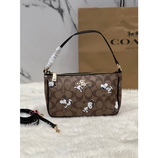 พร้อมส่ง coachทรงpouch f36674 สะพายและถือได้