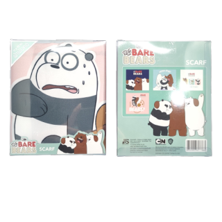 VS License Trading ***สินค้าลิขสิทธ์แท้*** ผ้าพันคอ We Bare Bears ขนาด 70x90 cm.