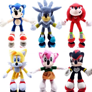 ตุ๊กตายัดนุ่น Super Sonic Tarsnake Hedgehog Shadow Knuckle Tail ขนาด 28 ซม. ของเล่นสําหรับเด็ก