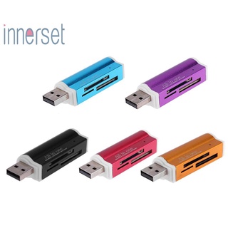 Usb2.0 4 In 1 เครื่องอ่านการ์ดหน่วยความจําสําหรับ Sd / Sdhc / Mini Sd / Mmc / Tf Card / Ms