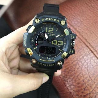 DZiner Watch กันน้ำ 100%
- นาฬิกาสายยาง
- มี 2 ระบบ จับเวลา ตั้งปลุก มีไฟ ดูเวลากลางคืน 
- มีวันที่ เดือน สัปดาห์ ปี