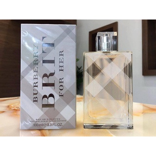 burberry brit for her EDT  100ml. เทสเตอร์(แพคเกจใหม่) น้ำหอมแท้100%