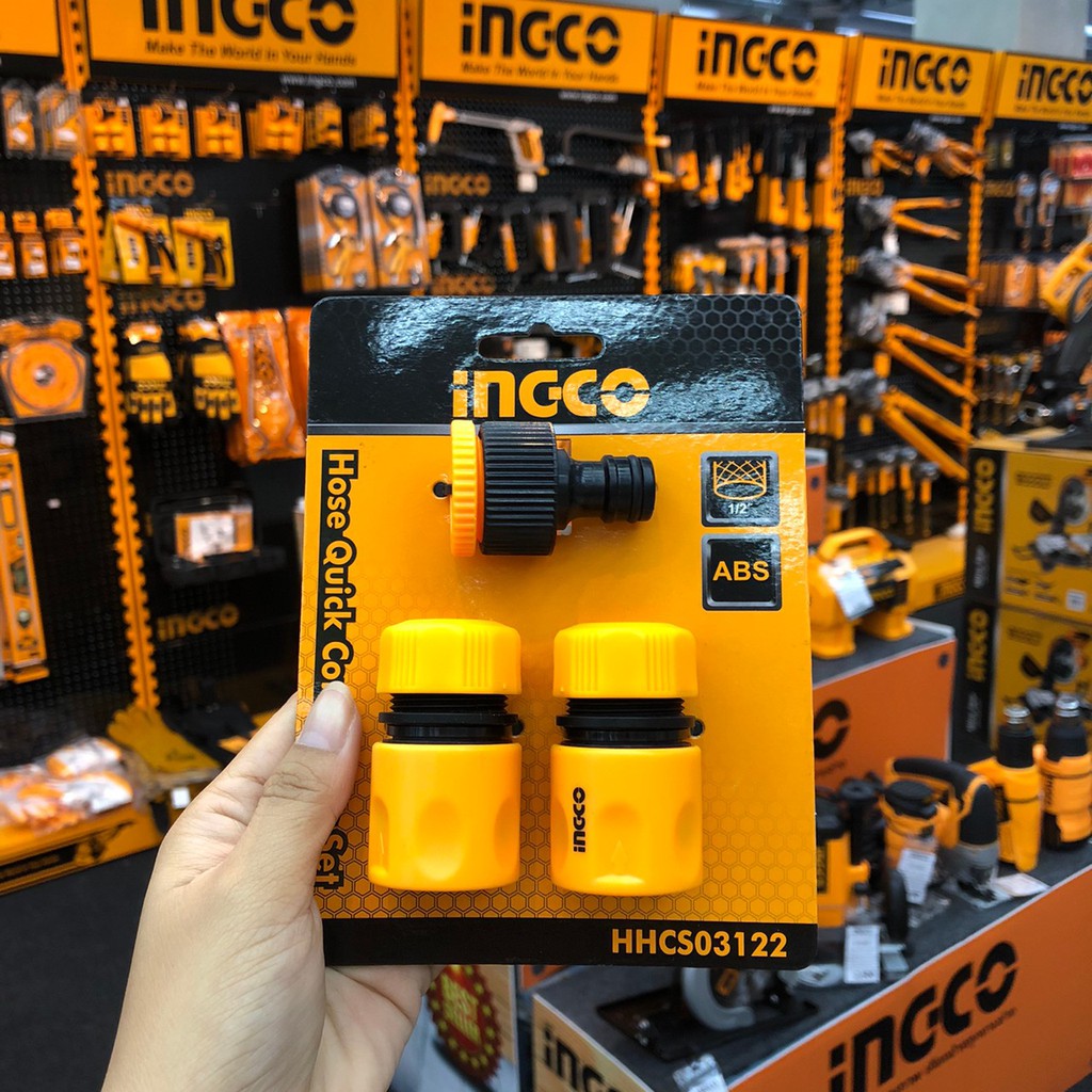 INGCO HHCS03122 ชุดข้อต่อสายยาง 3 ชิ้นชุด INGCO รหัส HHCS03122 ข้อต่อชุด พร้อมส่ง - รูปที่ 2