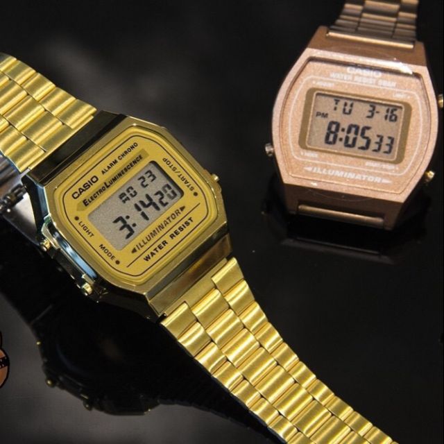 นาฬิกา CASIO ดิจิตอล Pink gold รุ่น B640WC-5A