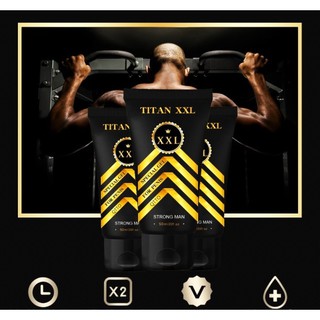 ครีมนวดขยายเพิ่มขนาดน้องชาย รุ่นพิเศษสีทอง TITAN XXL 50 ml. เห็นผล 100% (มีวิธีนวดให้)