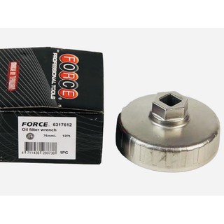 FORCE (ฟอร์ซ)6317612 ฝาถอดไส้กรองน้ำมันเครื่อง 76MM.