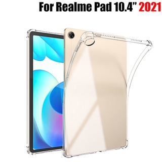 เคสแท็บเล็ตซิลิโคนแบบนิ่มสีใสสําหรับ Oppo Realme Pad 10.4 2021 Rmp2102/Rmp2103