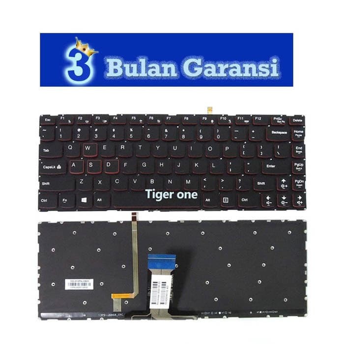 คีย์บอร์ด เหมาะสําหรับ Lenovo Y40-30 Y40-80 Y40-70 คีย์บอร์ดแบ็คไลท์