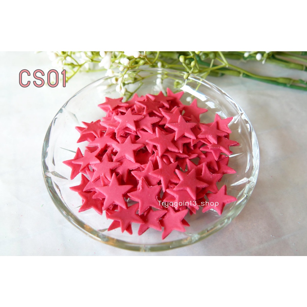 น้ำตาลตกแต่งเค้ก ตกแต่งคัพเค้ก รูปดาว รูปหัวใจ คริสต์มาส รูปที่ 3