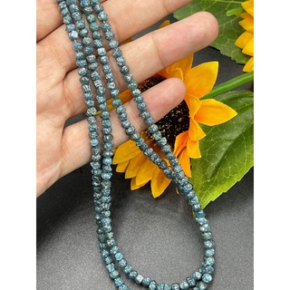 Natural blue Diamond 1 string 5mm เพชรสีน้ำเงินธรรมชาติ